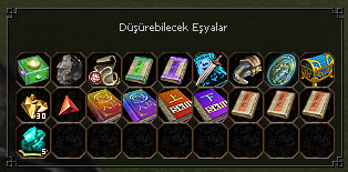 Mavi Ejder Boss Düşen Eşyalar - Alesta MT2